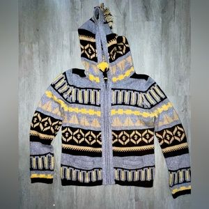 Sparrow Anthropologie sweater Hoodie zip M